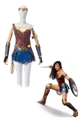 Disfraz De Cosplay De Wonder Woman De Halloween Para Adultos