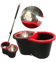 Comprar Balde Trapeador Escurridor 2x Mopa Lampazo Centrifugo 360