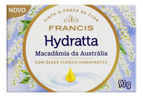 Sabão em barra Francis Macadâmia da Austrália Hydratta de 90 g