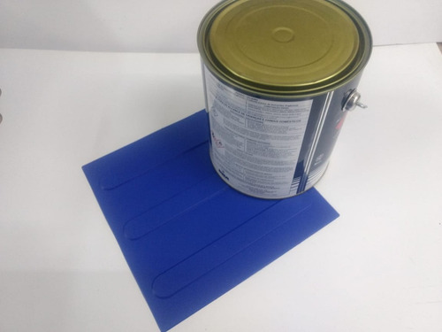 Imagem 1 de 1 de 160 Pçs Piso Direcional Azul Pvc  2 Latas De Cola De  2.8kg