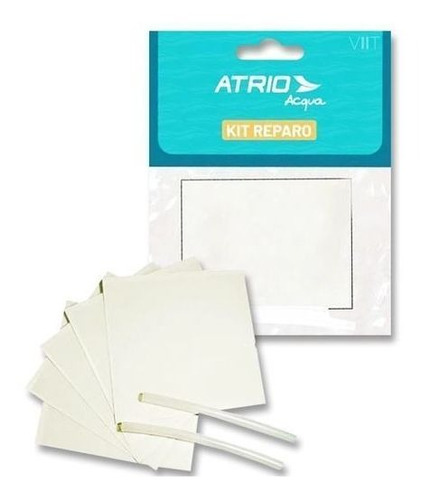 Kit Reparo Piscinas/colchões Infláveis Pvc 7x7cm Es348 Atrio