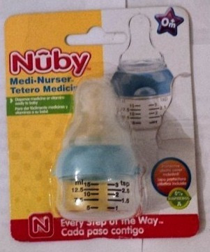 Nuby Mini Biberón Dosificador Medicina15 Ml. C/ Tapa / 24172