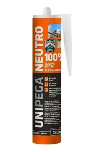 Silicone Neutro Incolor 280ml Unipega - 0055