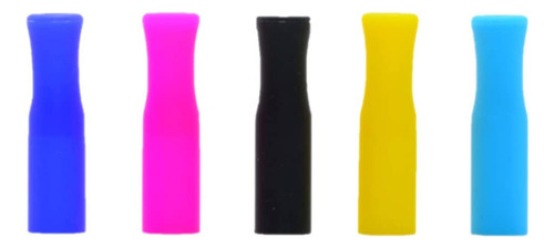 100 Piezas De Puntas De Pajitas Reutilizables De Silicona De