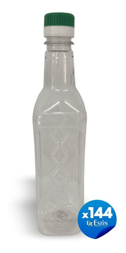Botellas Plasticas Pet 500 Cc Cuadrada Para Aceite X 144 Un
