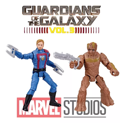 Boneco Guardiões da Galáxia: Volume 3 - Star Lord F6664 Hasbro - 10 cm -  Shop Coopera