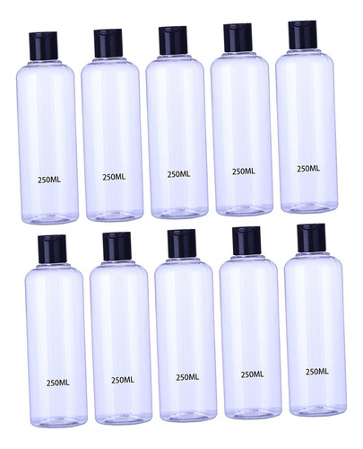 10 Piezas Botellas Vacías Botella De Champú Loción