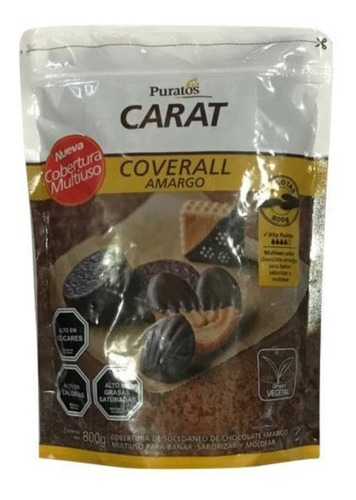Pack 3 Coberturas De Chocolate Puratos Coverall Amargo