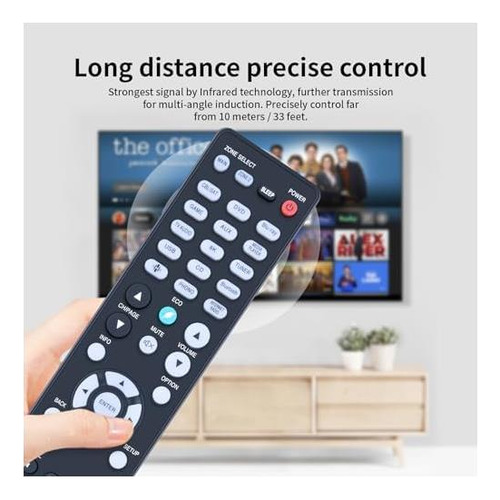 Nuevo Control Remoto De Reemplazo Rc-1239 Compatible Para Av