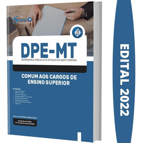 Apostila Concurso Dpe Mt Comum Aos Cargos De Ensino Superior