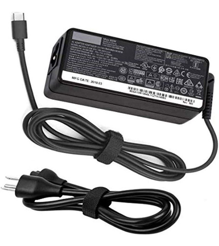 Cargador De 65 W Ca Para Lenovo Thinkpad X1 T470 T470s T480 