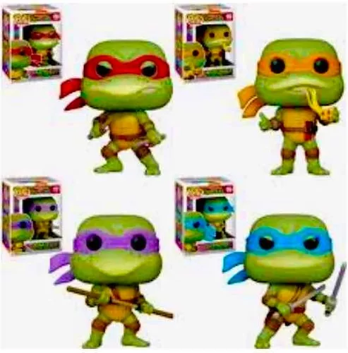 Boneco Funko Pop Tartarugas Ninja Donatello 17 Retro Toys