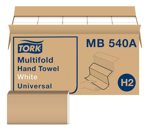 Toalla Secamanos Múltiple Blanco H2, Universal, 100% F...