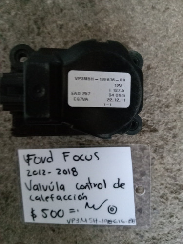 Válvula Control De Calefacción Ford Focus 2012-2018