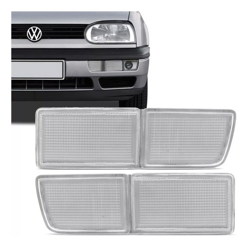 Par Defletor Aplique Vw Golf Mexicano 94 95 96 97 98 Glx 