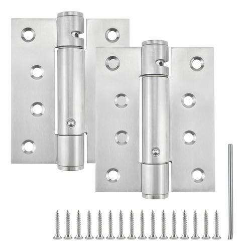 Bisagras De Puerta De Cierre De 4 Pcs De 4 Pulgadas, Bisagra