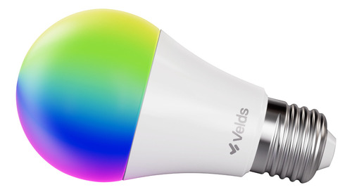 Lâmpada Inteligente Wi-Fi Velds, Smart LED, RGB 16 Milhões de Cores, 9W, 800 Lúmens, Controle por App, Compatível com Alexa e Google Assistente, 127/220V