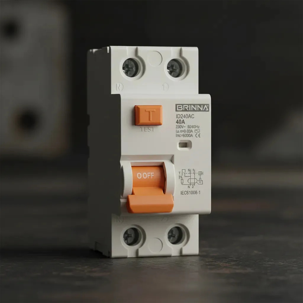 Disyuntor Diferencial 40A Brinna Bipolar Monofasico IRAM