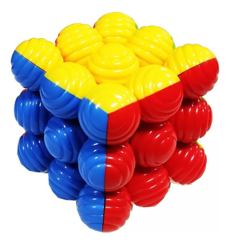 Cubo Tipo Rubik Bolas De Colores Juego Armar Ingenio