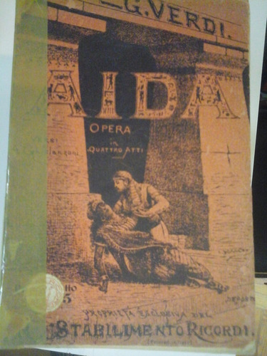 Aida- G. Verdi - Libreto De Opera - L297