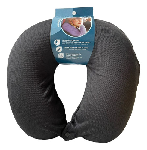 Almohada Inteligente Para Viaje Viscoelastica Cervical 