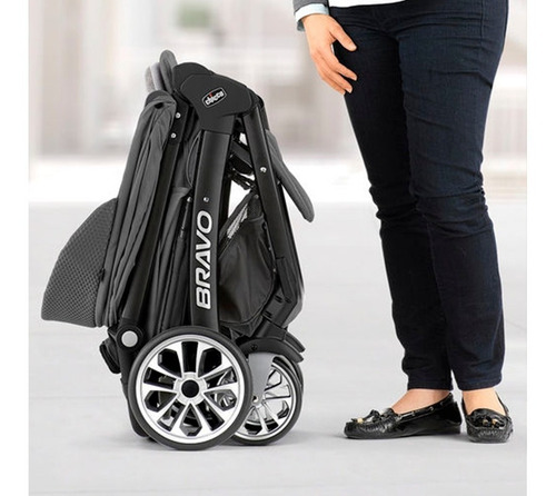 Chicco Carriola Bravo Travel System Papyrus, Color Gris