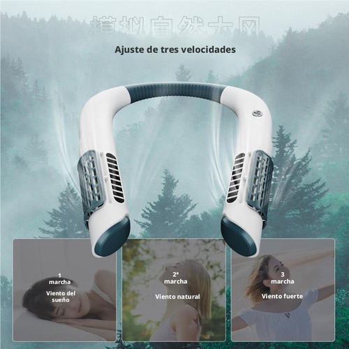 Mini Ventilador Sin Aspas Con Carga De 3 Velocidades, Hermos