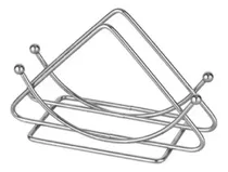 Comprar Servilletero De Mesa Triangular Metal Cromado Crystal Rock