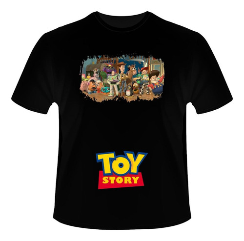 Playera Toy Story Grupo Woody Buzz Jessie Rex Hamm Slinky 