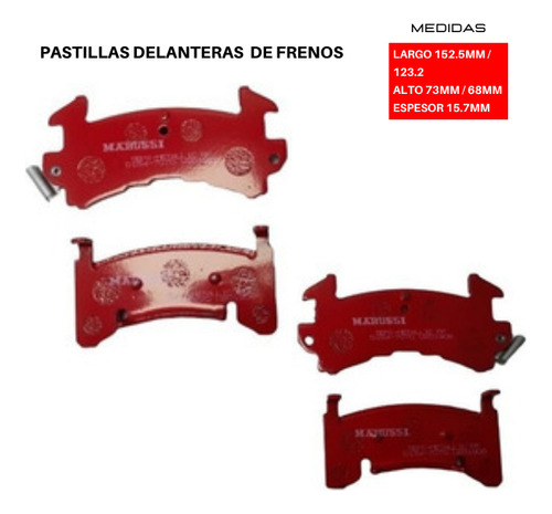 Pastilla De Freno Pontiac Firebird Trans Am 5.0 1992