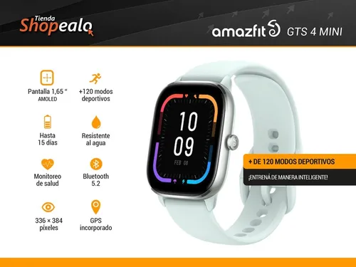 Smartwatch Reloj Inteligente Amazfit Gts 4 Mini 1,65 Blue