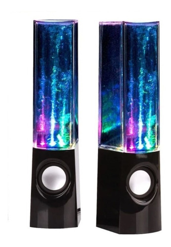 Parlantes De Computadora Pc Notebook Dancing Water Led Rgb