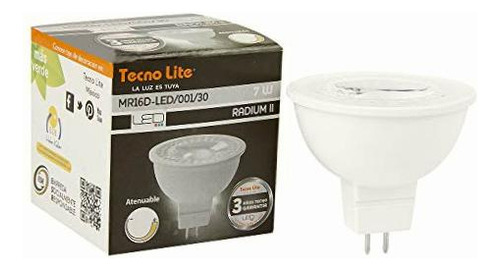 Foco Led Dicroico Octanus 7w Mr16 Gx5.3 12v 3000k Tecnolite