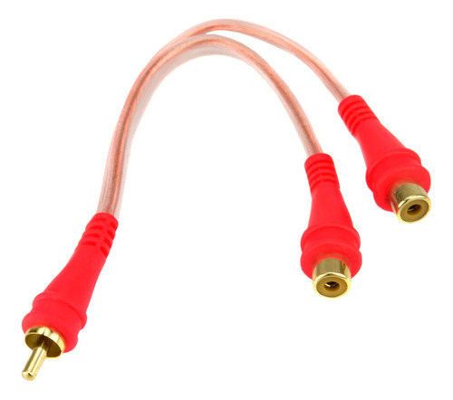 Cable Adaptador 2 Jack Rca A Plug Rca