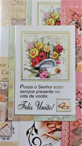 Imagem 4 de 7 de Kit C/40 Cartão Coleção Aliança/noivo/casamento