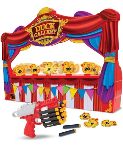 Juego Mesa Mini Arcade Tiro Al Blanco Patitos Duck Gallery