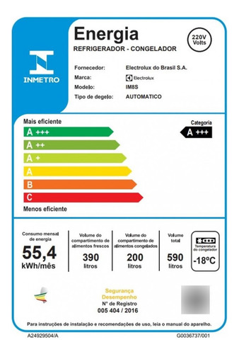 Geladeira Electrolux Im8s Frost Free Multidoor 590l