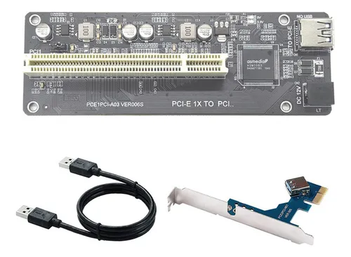 comprar Placa Adaptadora De Expansão Pci-e Para Pci Asm1083 Support