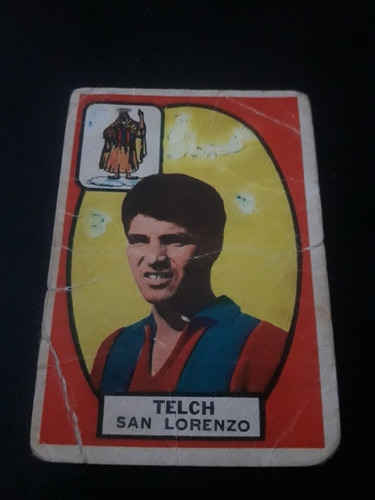 Campeon 1966. Figurita N° 93 Telch San Lorenzo. Mira!!!!