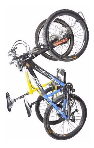 Suporte De Parede Vertical Para Duas Bicicletas Altmayer 70