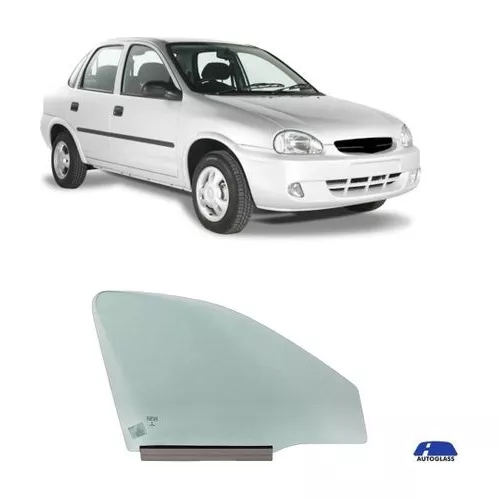 Vidro Porta Chevrolet Corsa 1994 a 2002 Direito Passageiro Hatch 2 Portas  Incolor Fanavid - 1526899 - Homologacao