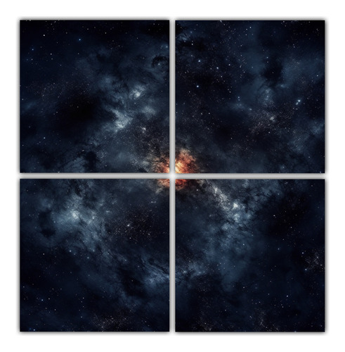 60x60cm Cuadros Decorativos Diseño Nebulosa Estrellas Vací