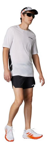 Polera Estampada Hombre adidas Terrex Gris