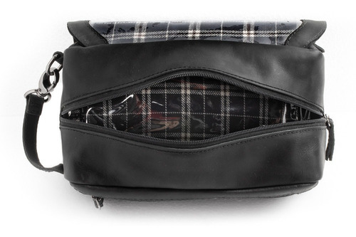 Imagem 7 de 8 de Bolsa De Mão Viagem Necessaire Couro Rústico Cardena Madera