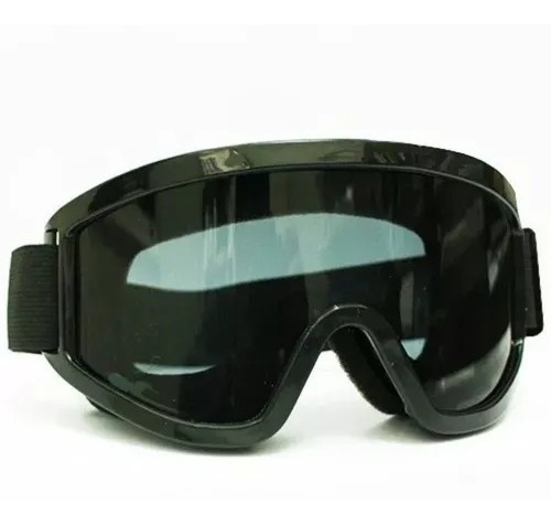 Antiparras Deportivas Mica Negra Moto Snow Nieve Airsoft Uv