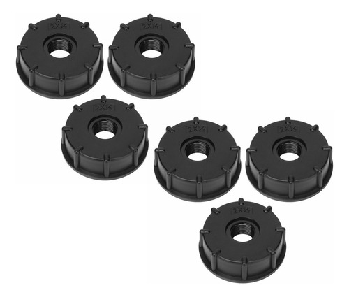 6×drenaje Manguera Rosca Gruesa Conector Tanque Ibc