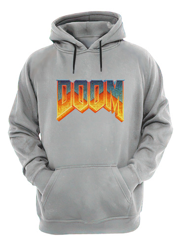 Doom Logo Buzo Canguro Friki Tu Eres #1