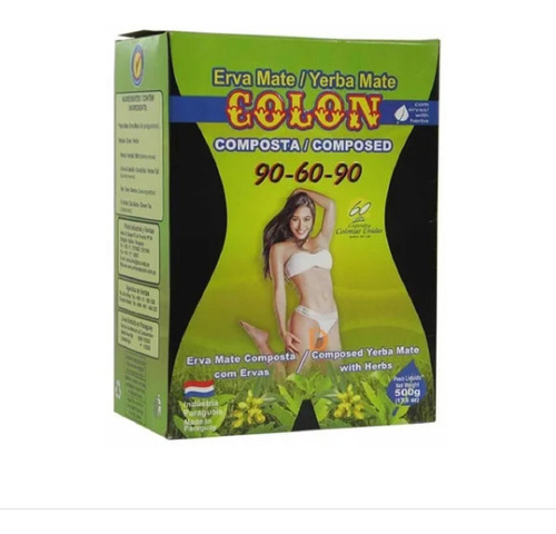 Yerba Mate Colon 90 60 90 Adelgazante  500gr