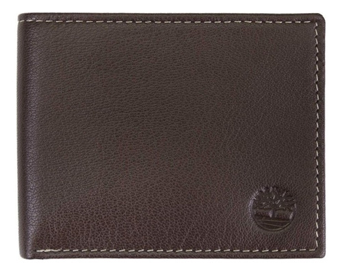 Timberland Cartera De Piel Para Hombre Mod Passcase Color Marrón Oscuro