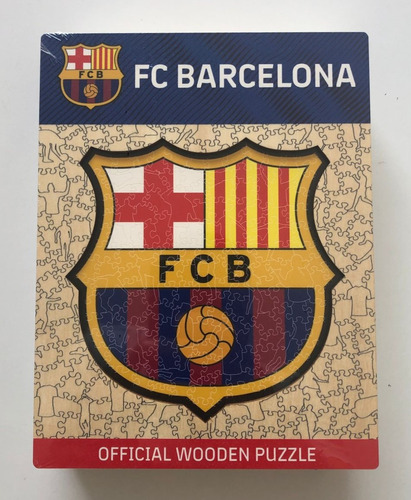 Fc Barcelona® Logo - Rompecabezas De Madera Oficial